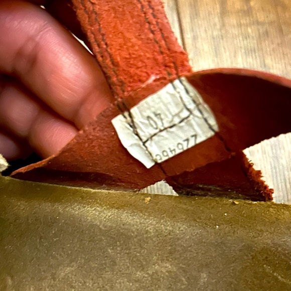 NAOT Red Leather Sandals size 40 - Picture 5 of 6